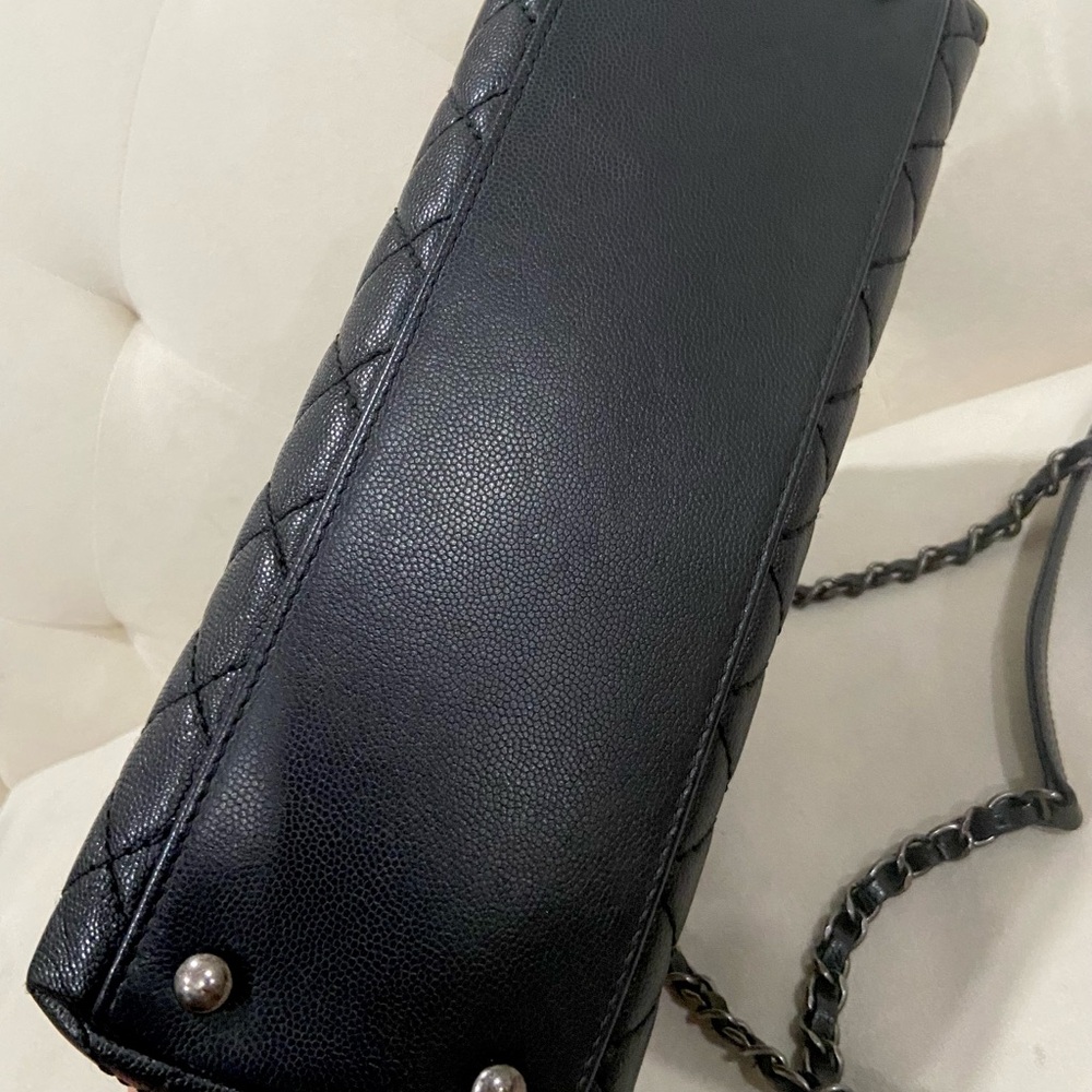 Chanel Caviar coco Top handle small flap Bag - Picture 7 of 11